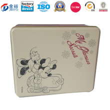 Printed Cosmetic Perfume Folding Rigig Packaging Gift Box Tin Can